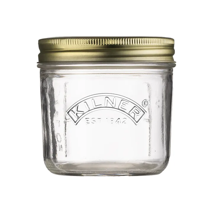 Kilner WIDE barattolo per conserve - Trasparente-oro, 200 ml - Kilner