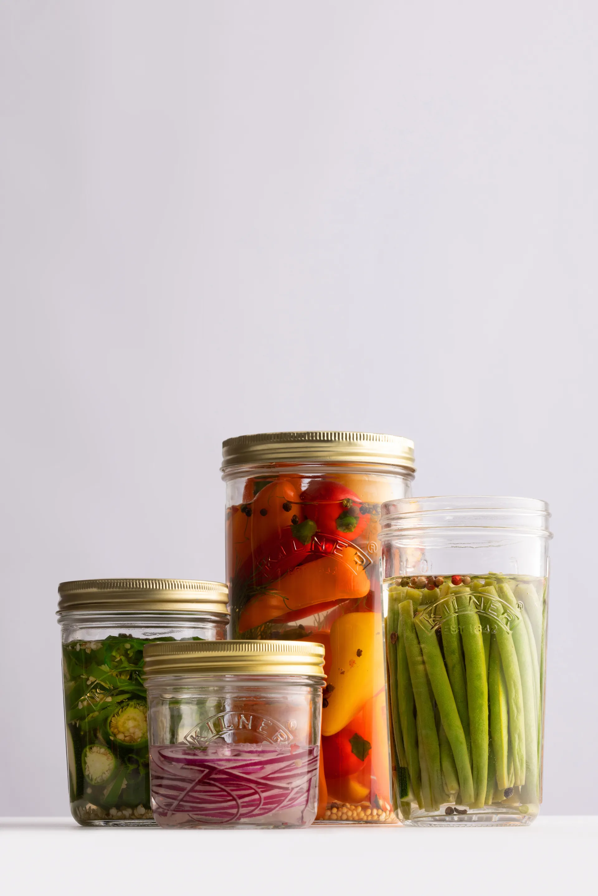 Kilner WIDE barattolo per conserve, Trasparente-oro, 200 ml Kilner