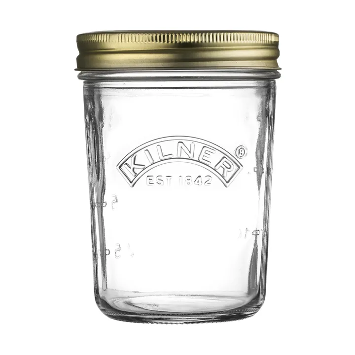 Kilner WIDE barattolo per conserve - Trasparente-oro, 350 ml - Kilner