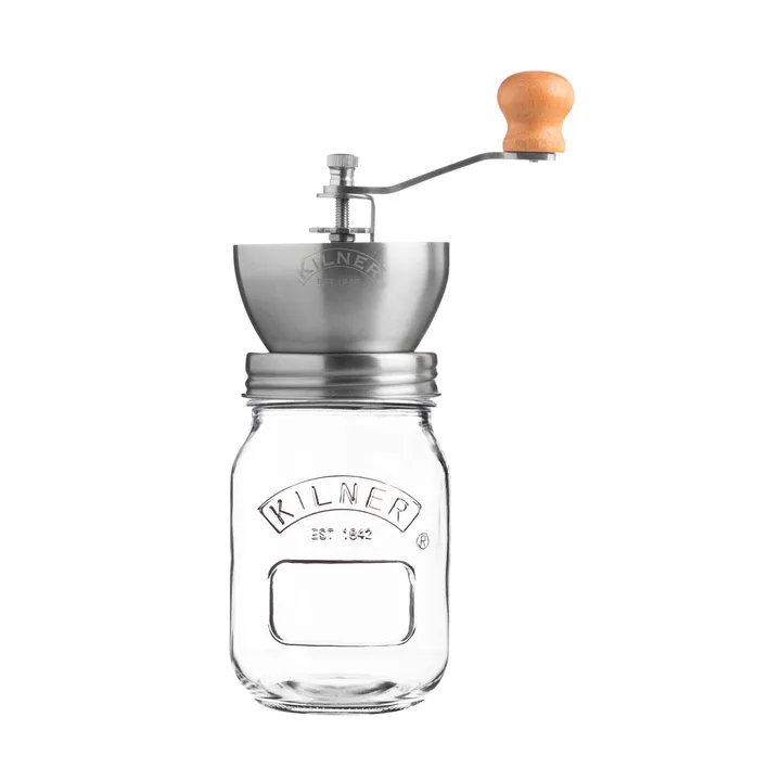 Macinacaffè Kilner - Trasparente-acciaio inox, 0,5 L - Kilner