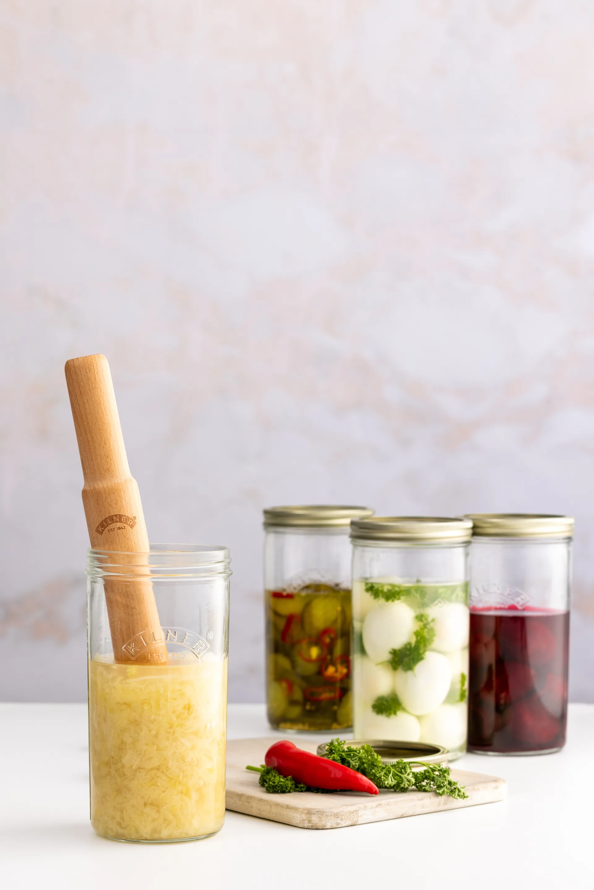 Pestello per fermentazione Kilner, Legno chiaro Kilner
