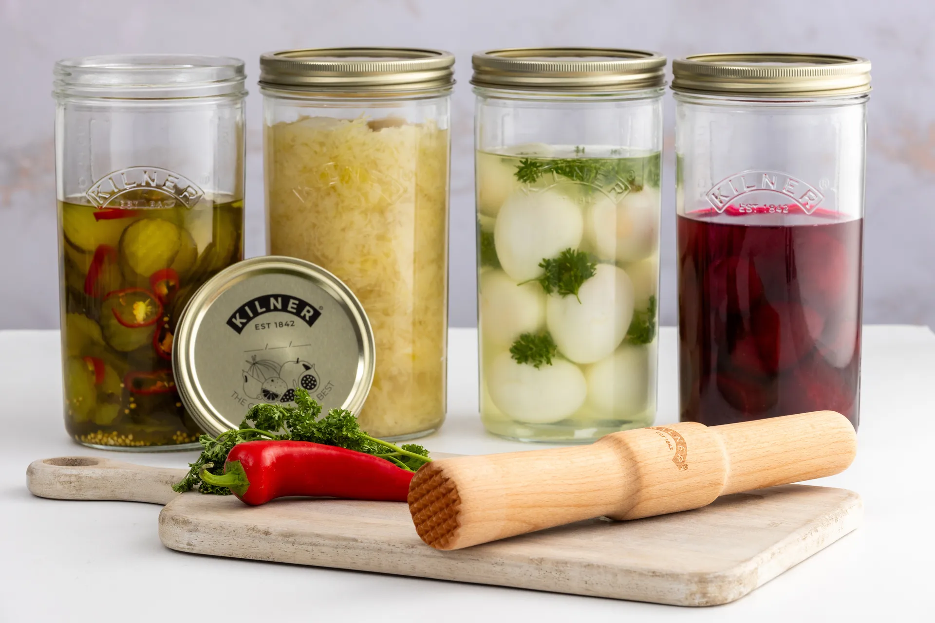 Pestello per fermentazione Kilner, Legno chiaro Kilner