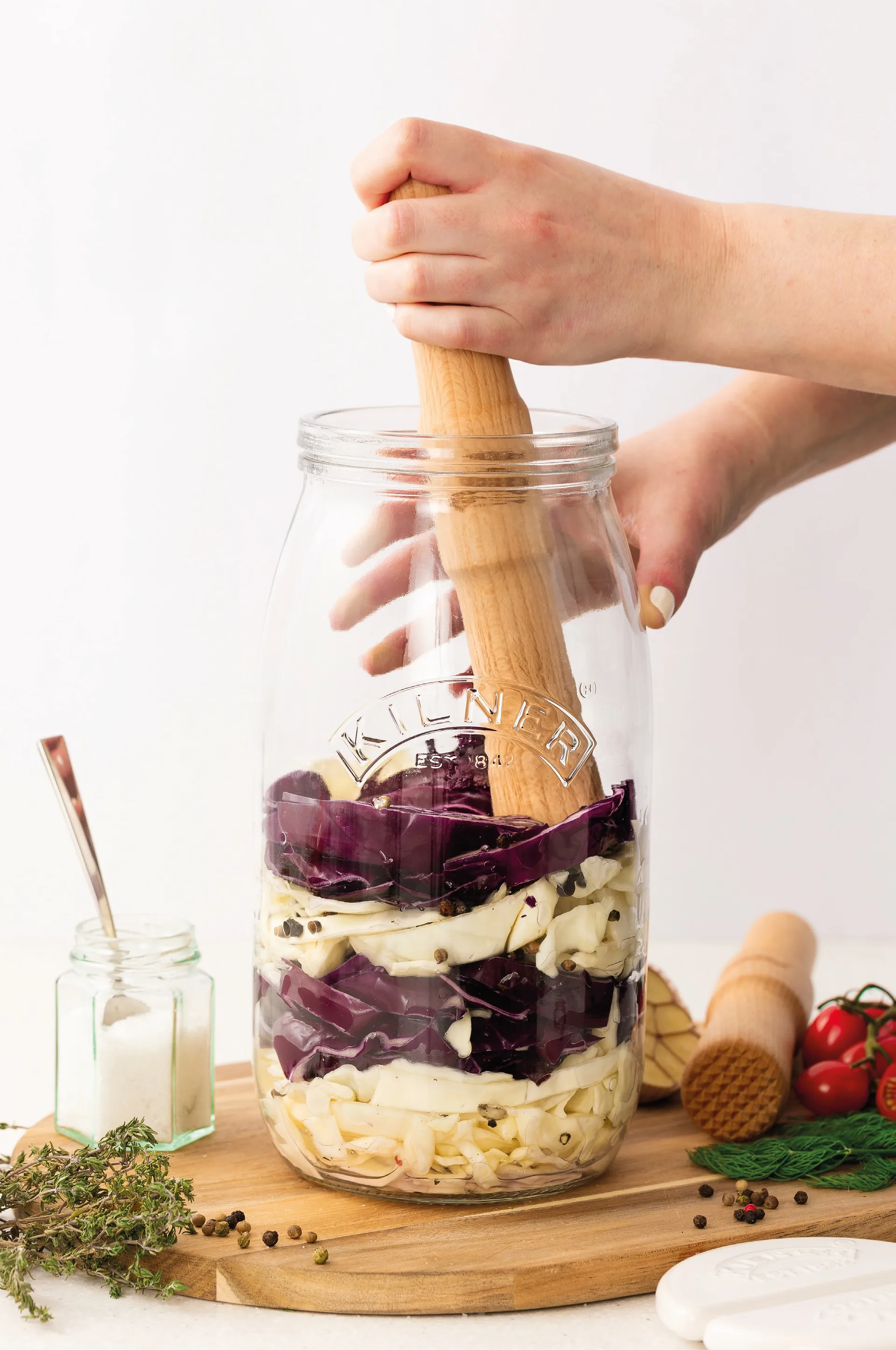 Pestello per fermentazione Kilner, Legno chiaro Kilner