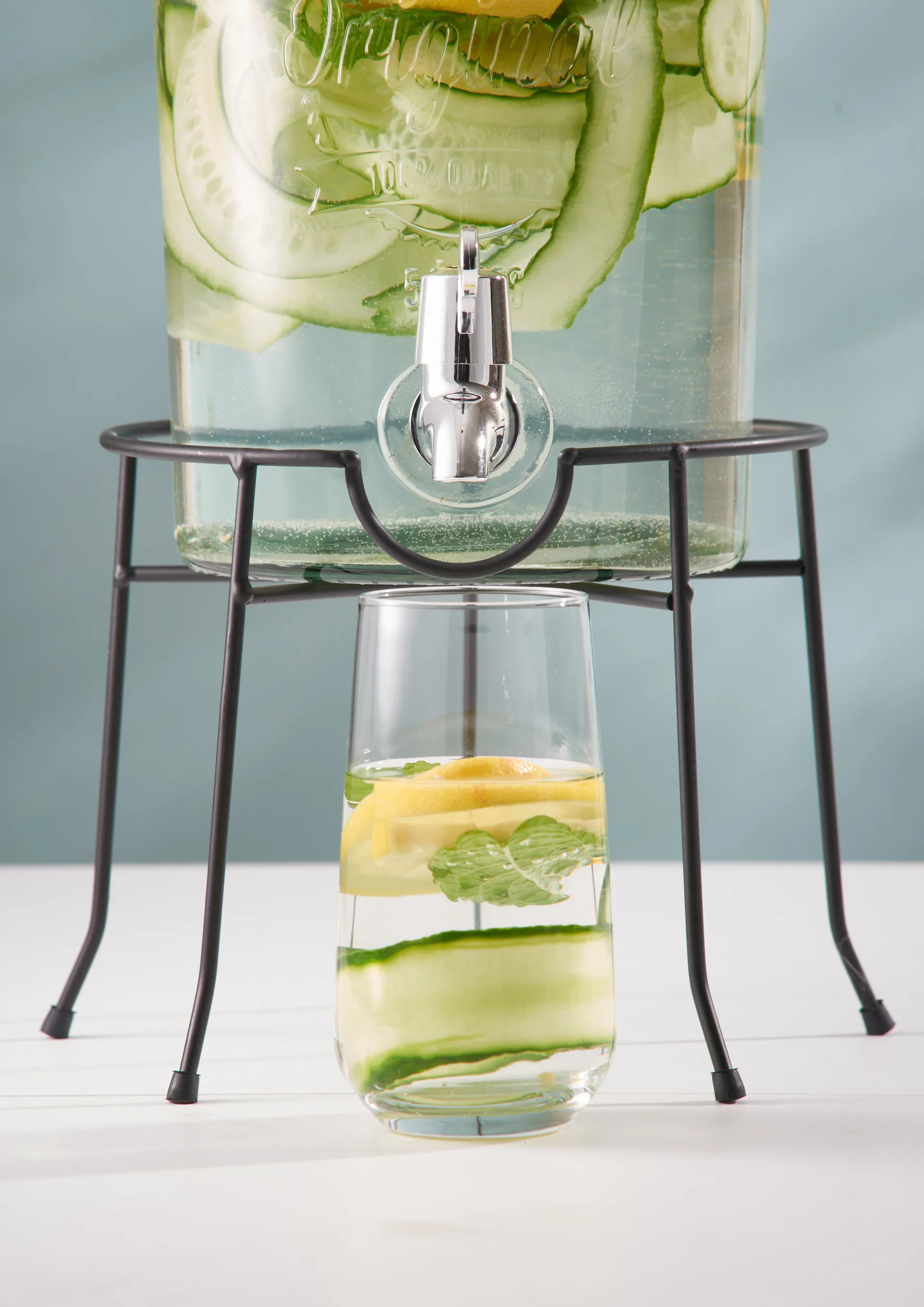 Supporto Kilner per dispenser di bevande, Nero Kilner