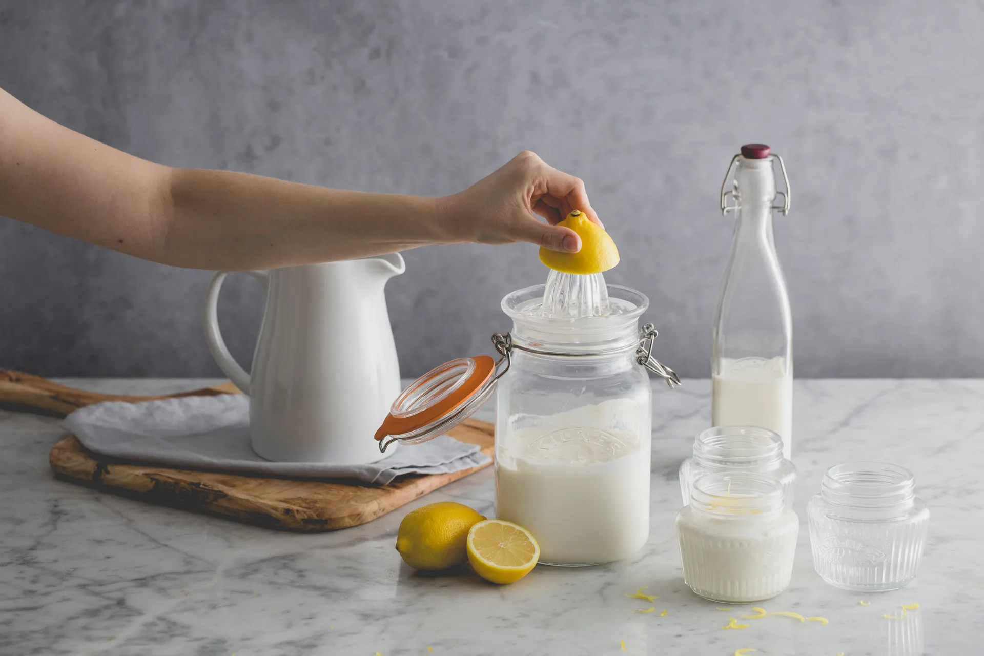 Vasetto per conserve Kilner quadrato con chiusura a leva, Trasparente, 1,5 L Kilner