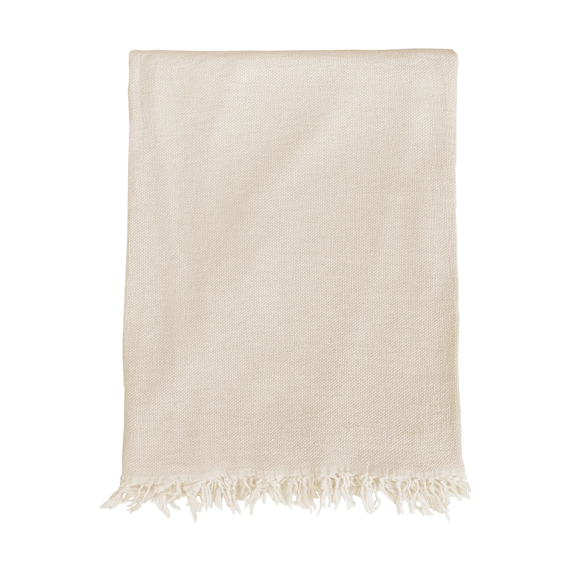 Coperta bohème in cotone 130x170 cm, Beige Klippan Yllefabrik