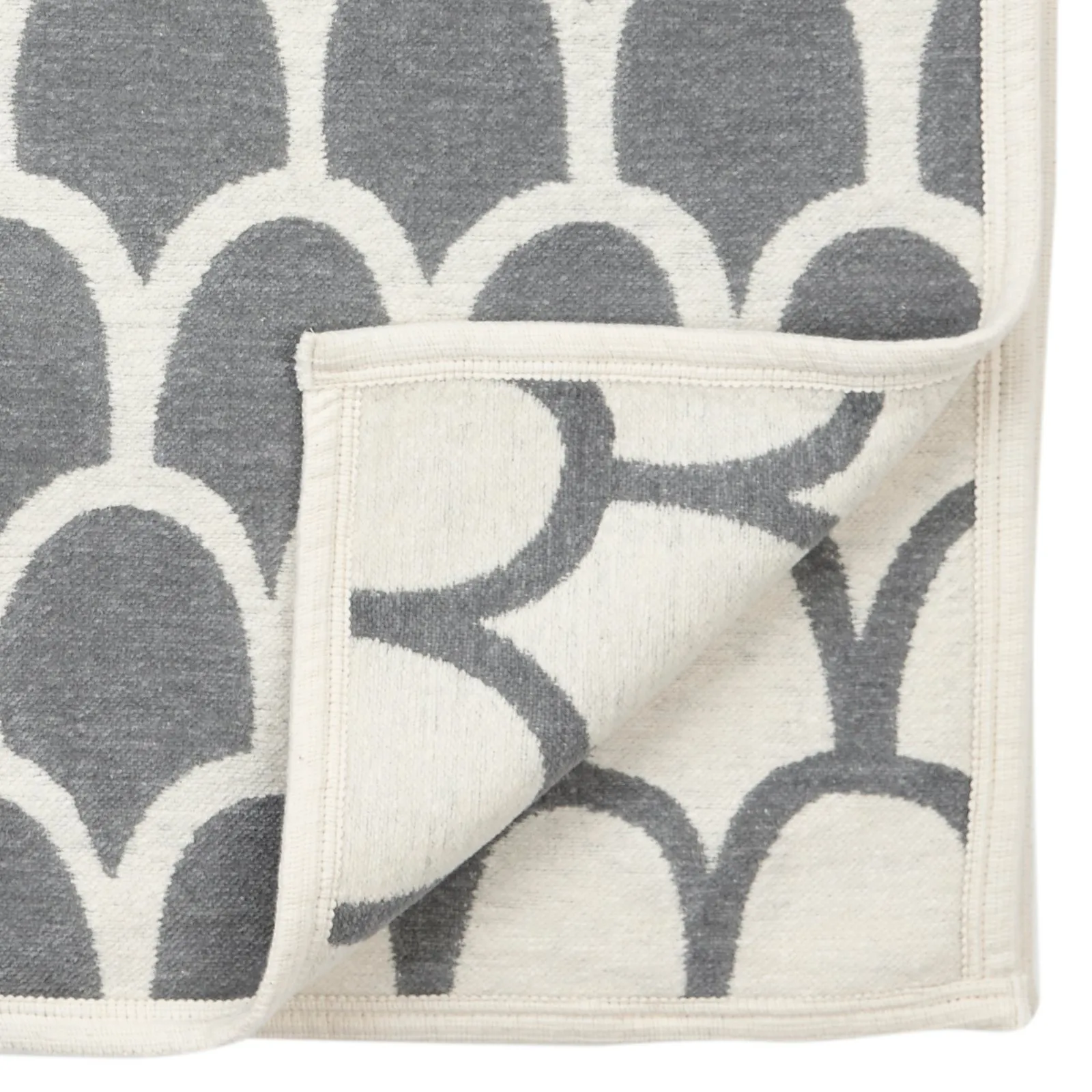 Coperta in ciniglia Feathers , grigio Klippan Yllefabrik