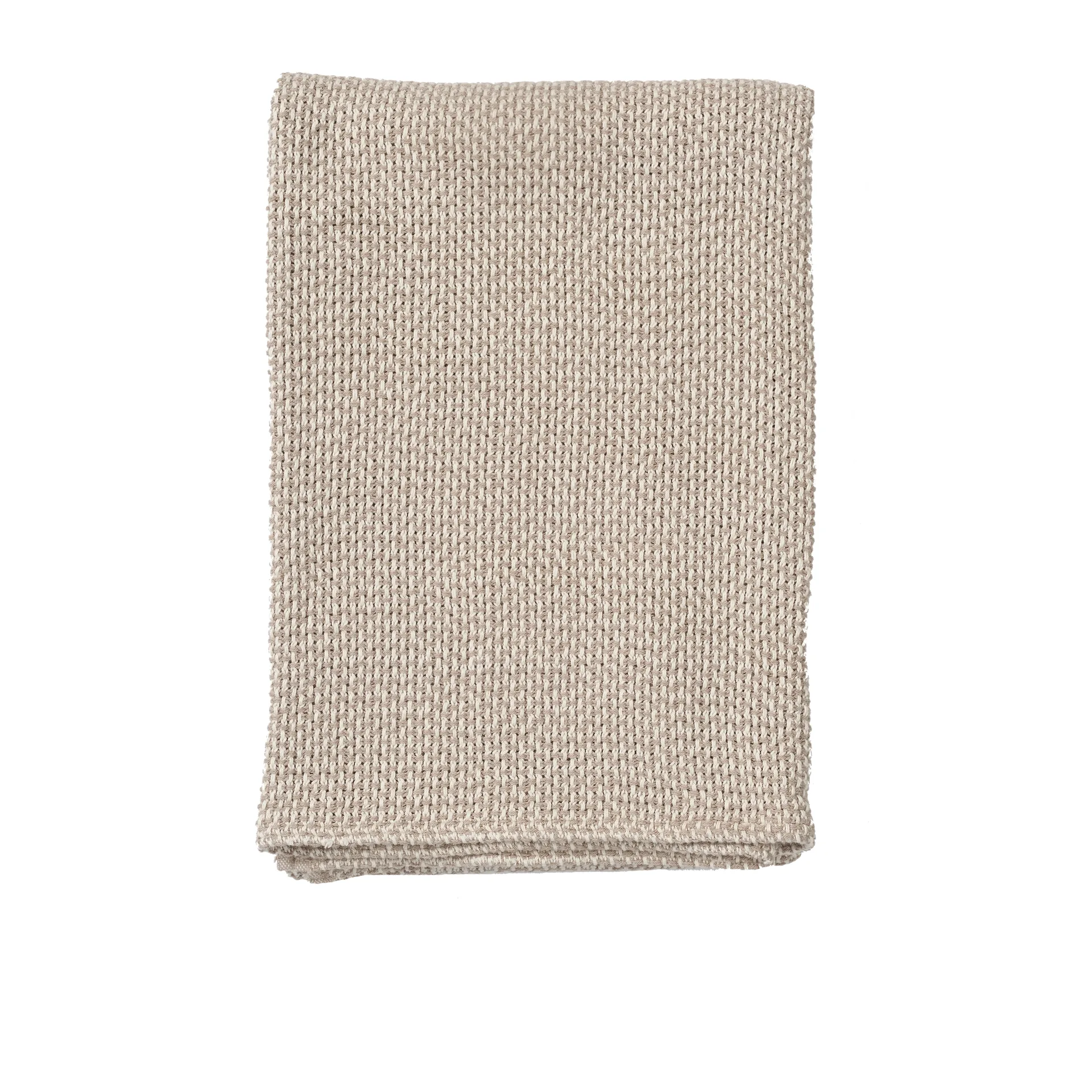 Coperta in cotone Basket 130x180 cm, Beige Klippan Yllefabrik