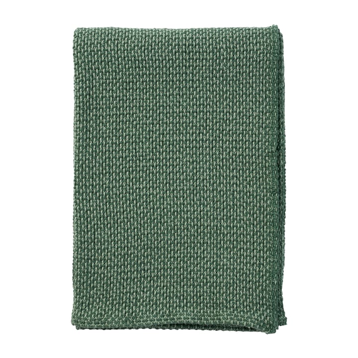 Coperta in cotone Basket 130x180 cm - Verde - Klippan Yllefabrik