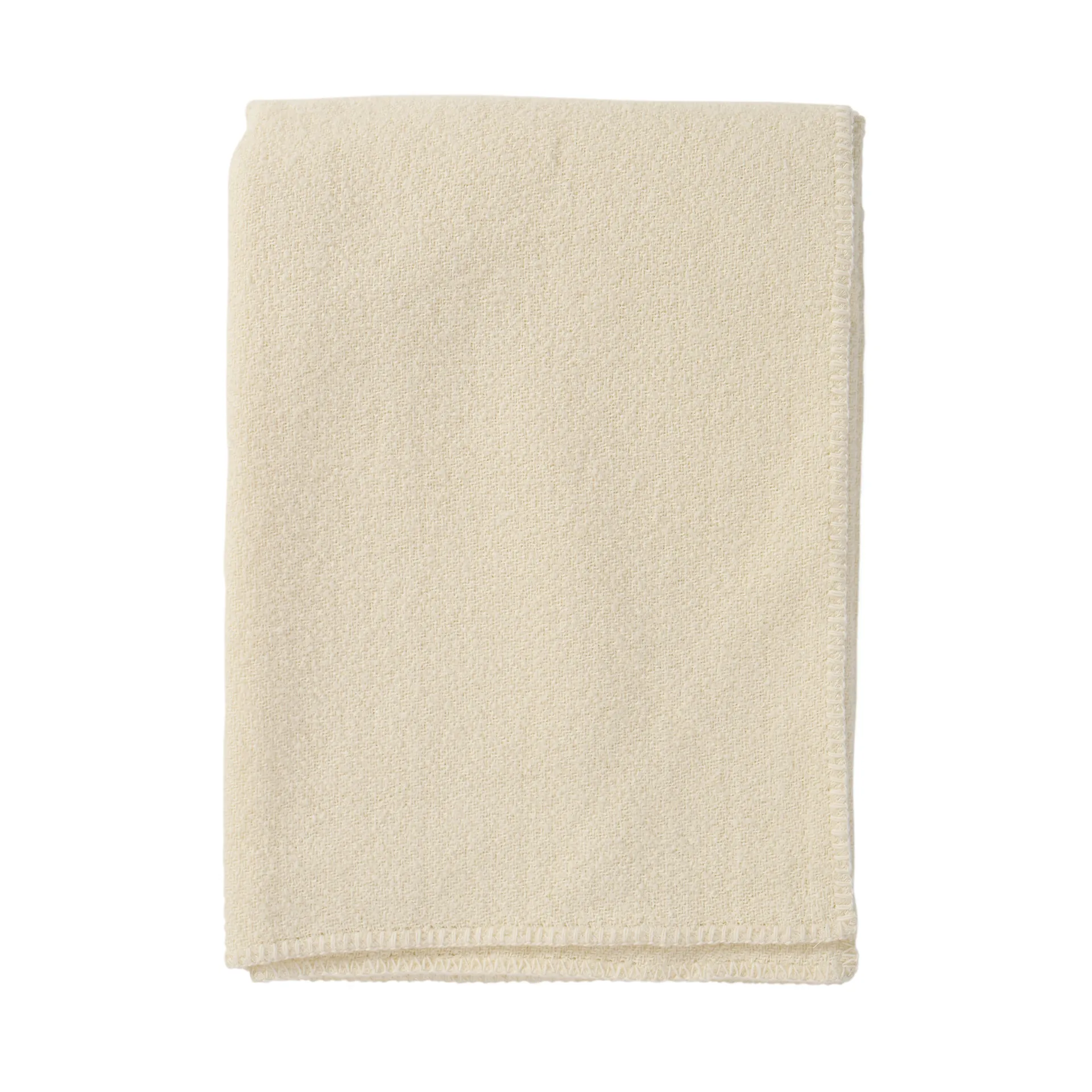 Coperta in lana Bouclé 140x200 cm, Cream Klippan Yllefabrik