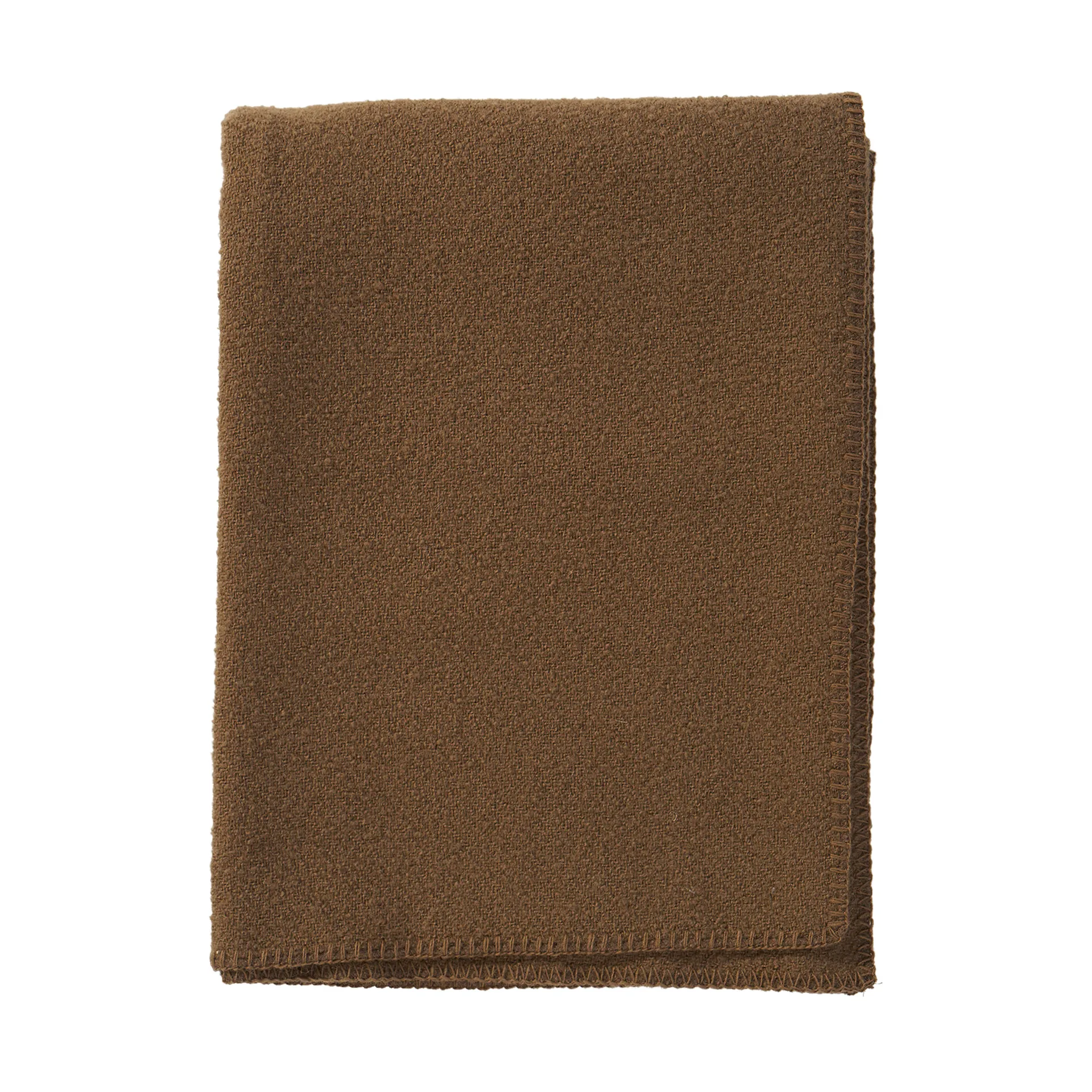 Coperta in lana Bouclé 140x200 cm, Mocha mousse Klippan Yllefabrik