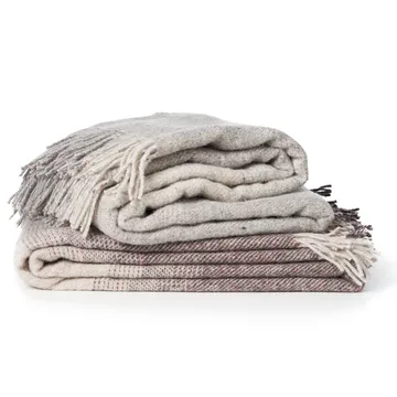 Coperta in lana Burst - grigio - Klippan Yllefabrik