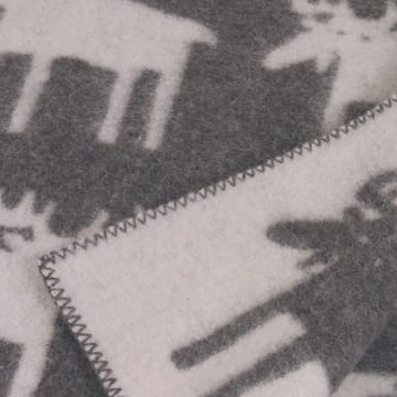 Coperta in lana Elk - grigio 130x180 cm - Klippan Yllefabrik