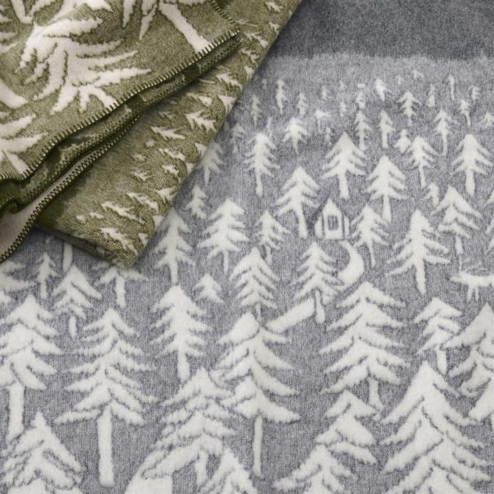 Coperta in lana House in the Forest  - grigio - Klippan Yllefabrik