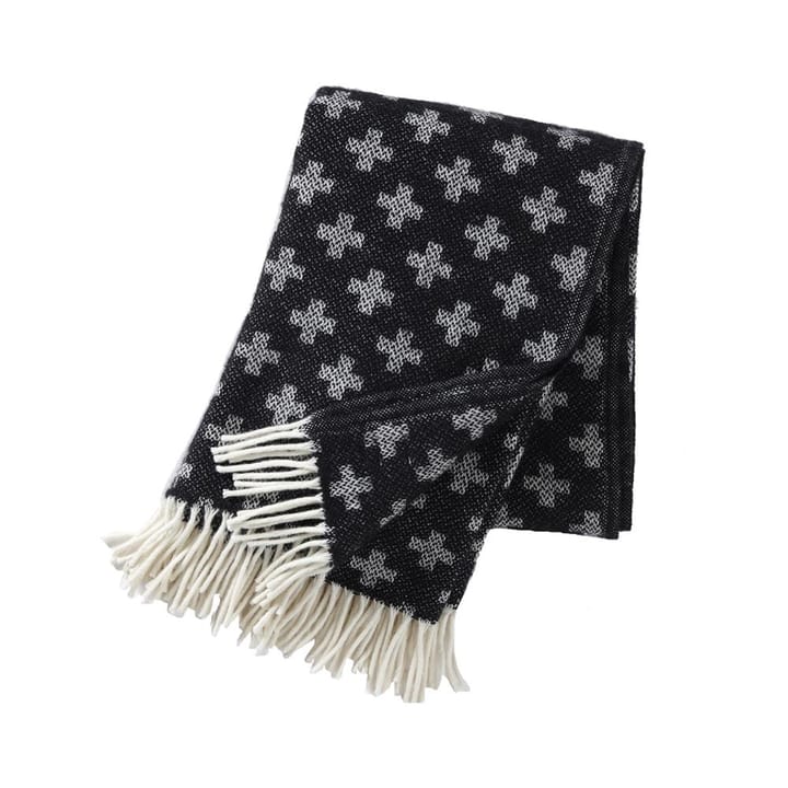 Coperta in lana Plus, nero Klippan Yllefabrik