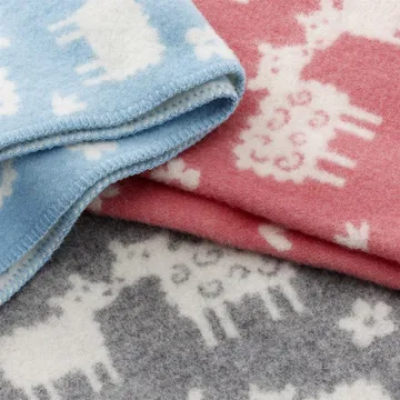 Coperta per bambini Bää lana - grigio - Klippan Yllefabrik