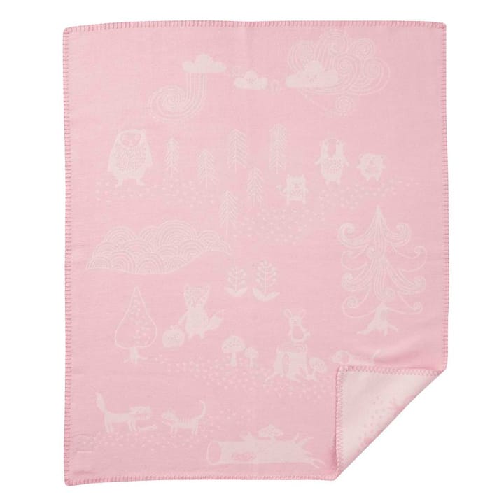 Coperta per bambini Little bear - rosa - Klippan Yllefabrik