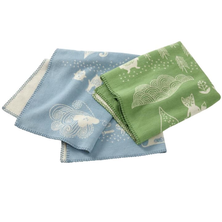 Coperta per bambini Little bear - verde - Klippan Yllefabrik