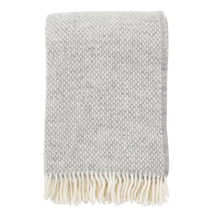 Coperta Preppy  - grigio melange - Klippan Yllefabrik