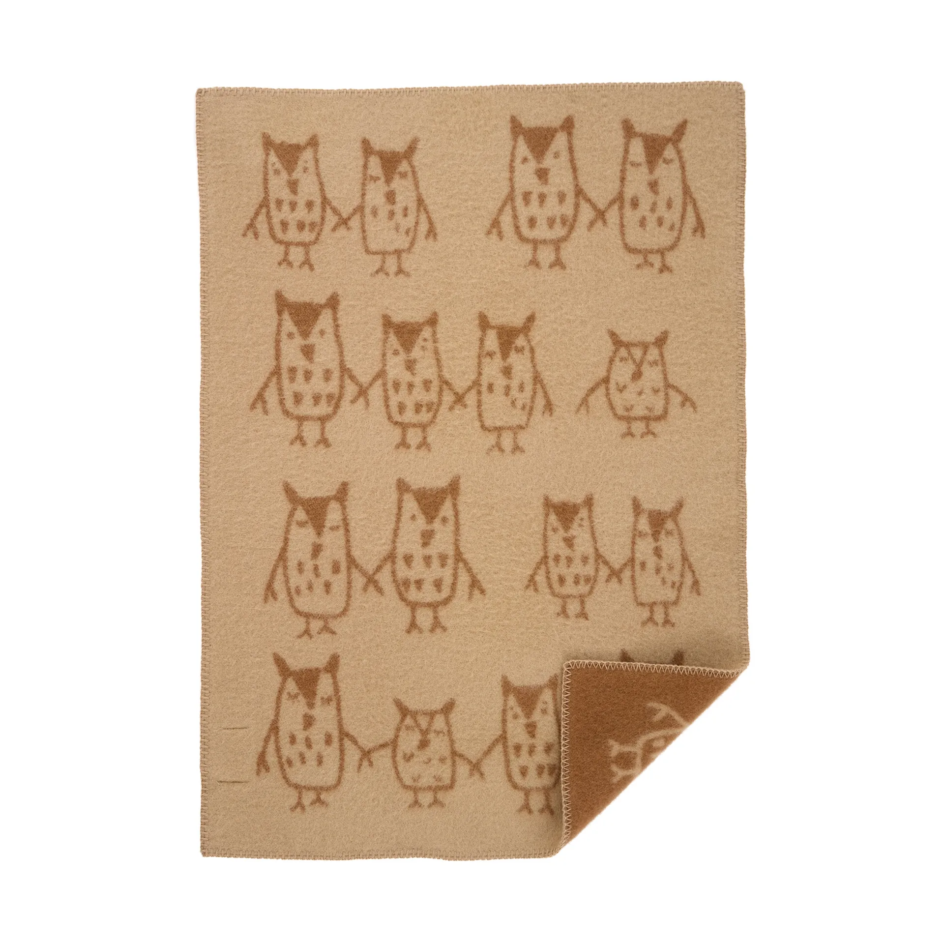 Copertina per bambini Hand in hand 65x90 cm, Taupe Klippan Yllefabrik