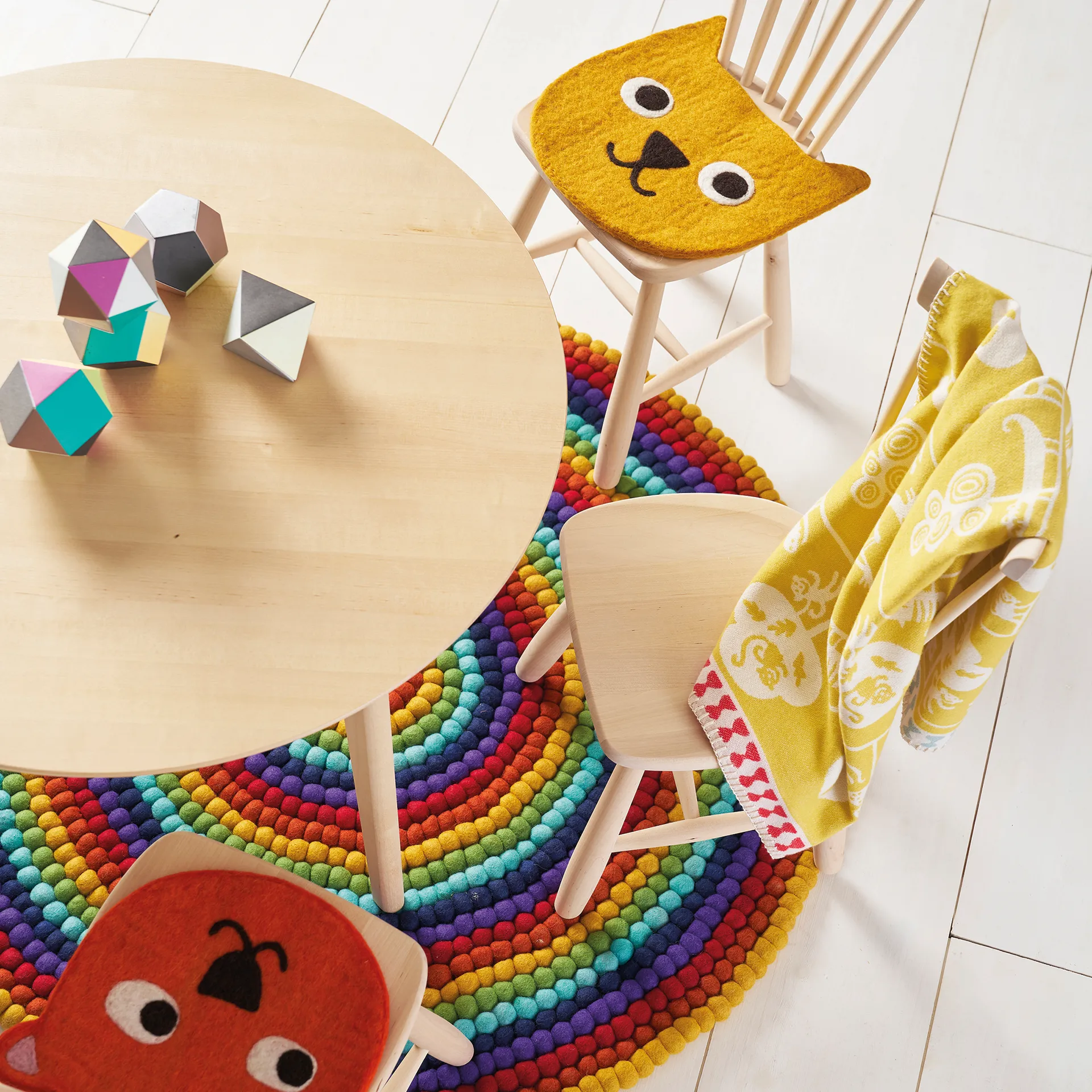 Cuscino da seduta Little bear, giallo Klippan Yllefabrik