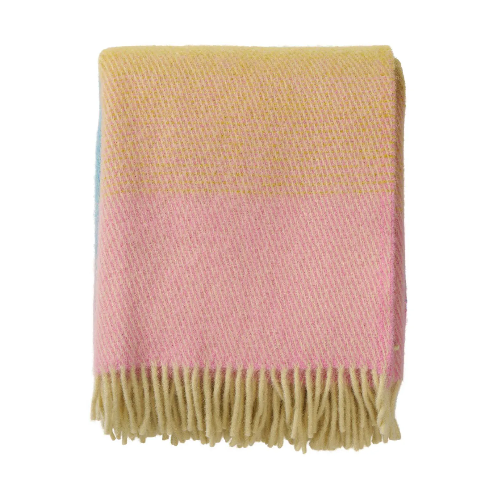 Plaid in lana Aurora 130x200 cm, Sogno pastello Klippan Yllefabrik