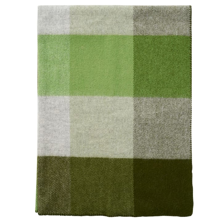 Plaid in lana Blid 130x180 cm - verde - Klippan Yllefabrik