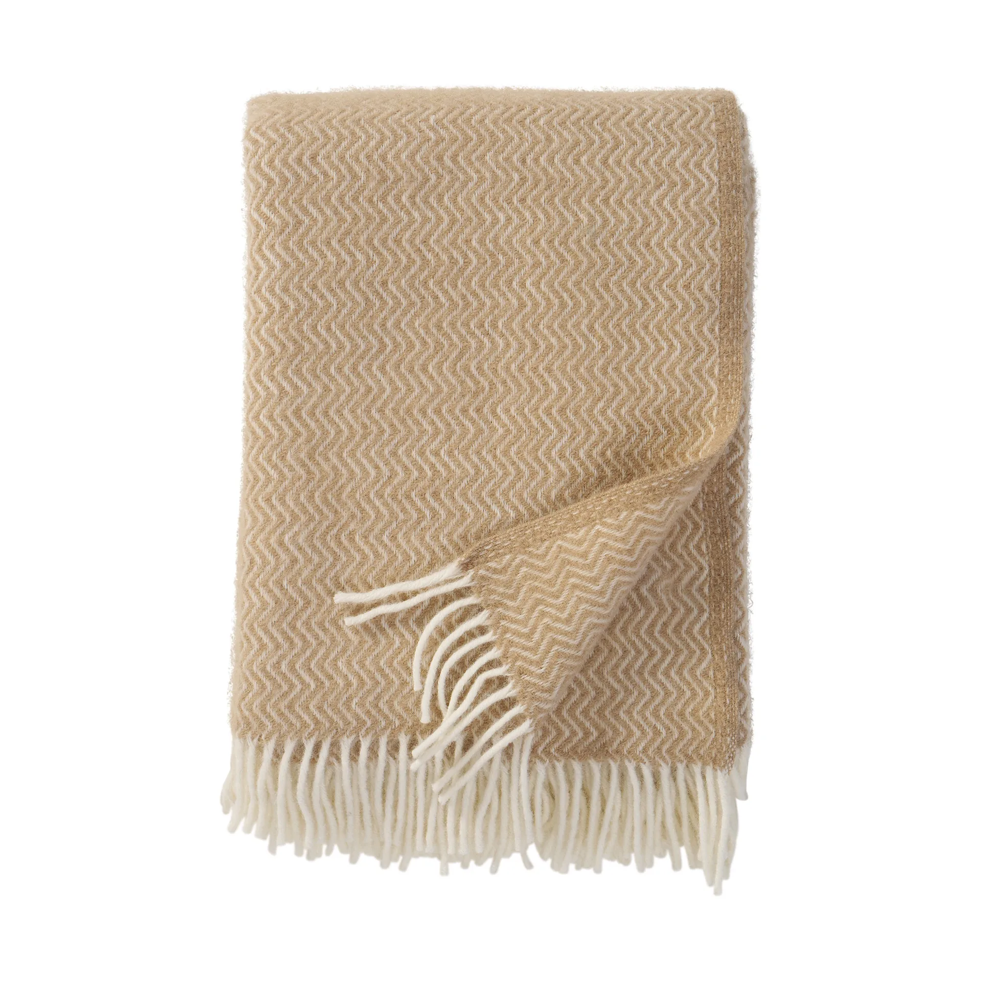 Plaid in lana Sorbet 130x200 cm, Spiaggia sabbiosa Klippan Yllefabrik