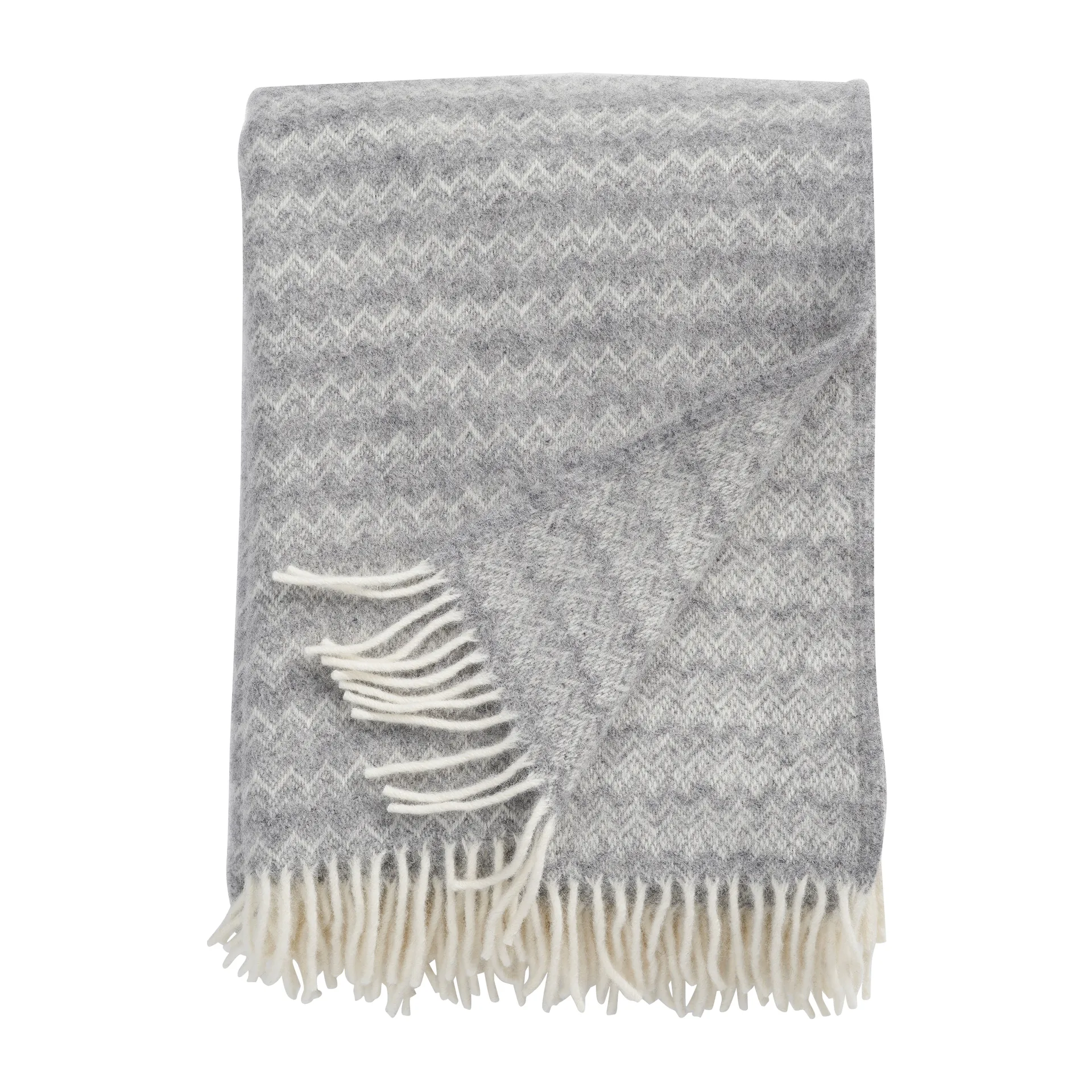 Plaid in lana Summit 130x200 cm, Stone (grigio) Klippan Yllefabrik