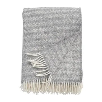 Plaid in lana Summit 130x200 cm - Stone (grigio) - Klippan Yllefabrik