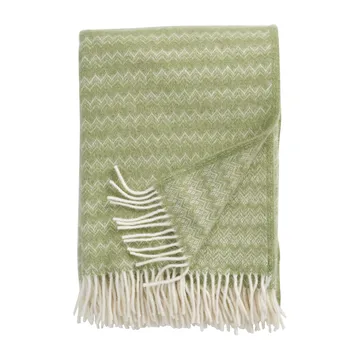 Plaid in lana Summit 130x200 cm - Verde - Klippan Yllefabrik