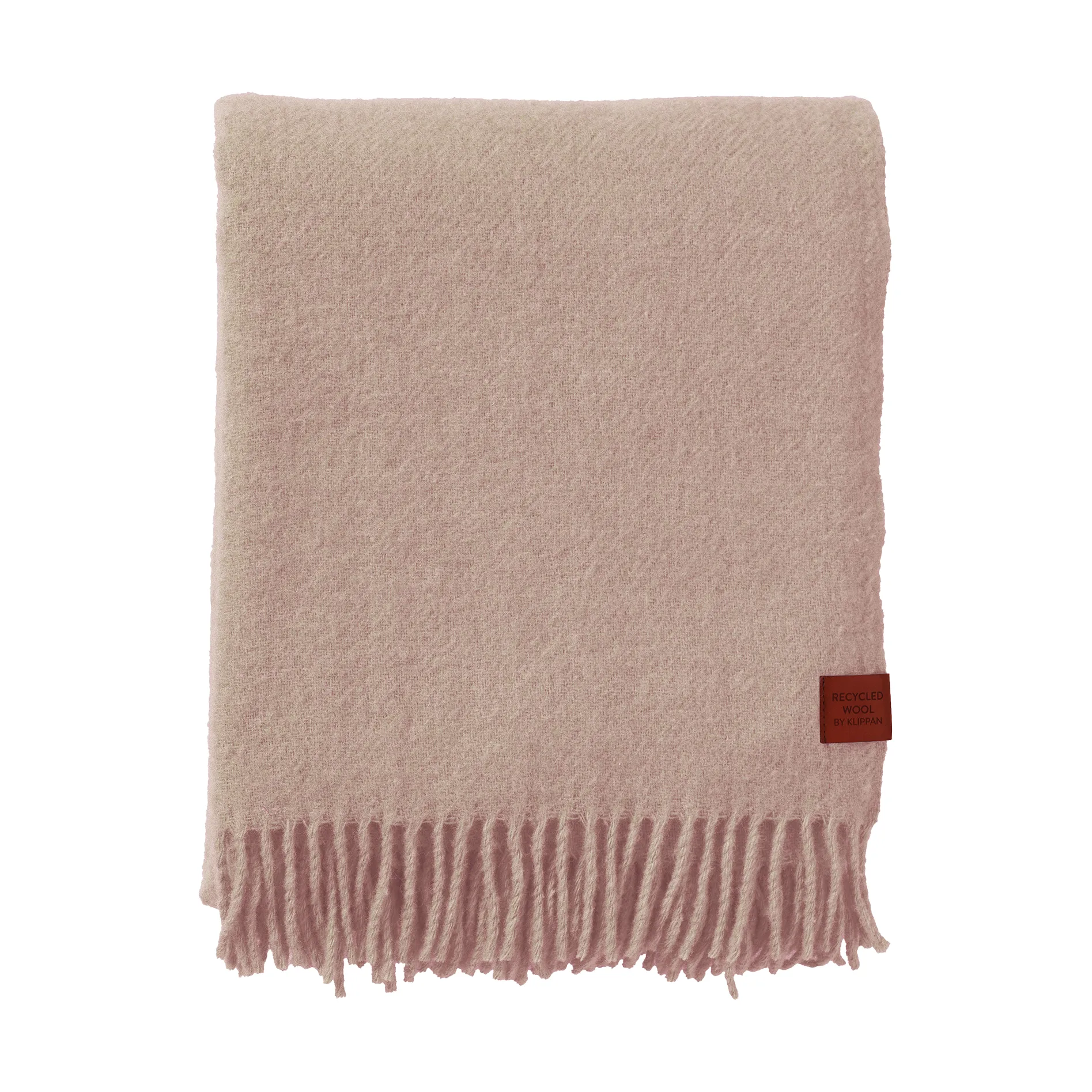 Plaid in lana True 130x200 cm, Cream Klippan Yllefabrik