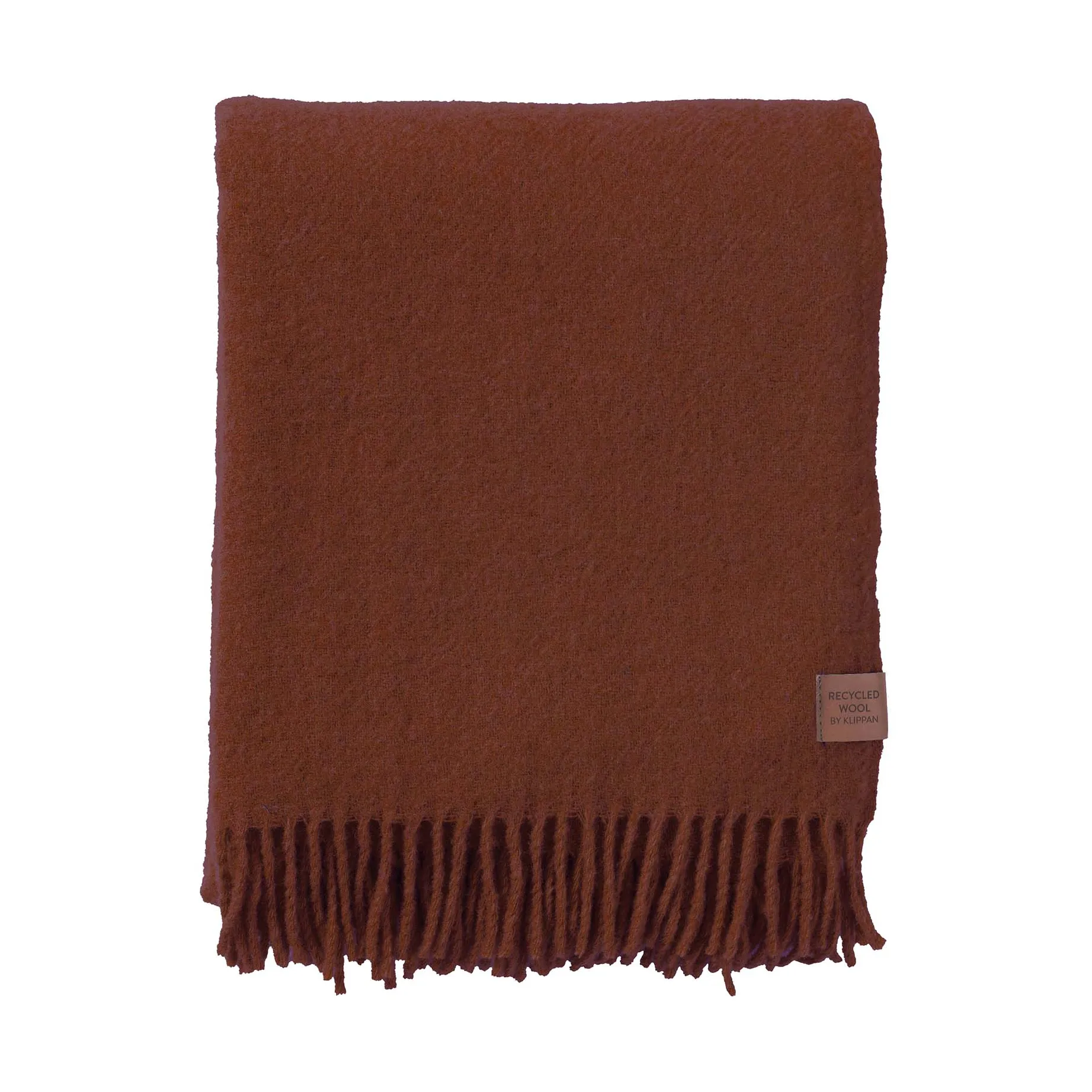 Plaid in lana True 130x200 cm, Ruggine Klippan Yllefabrik