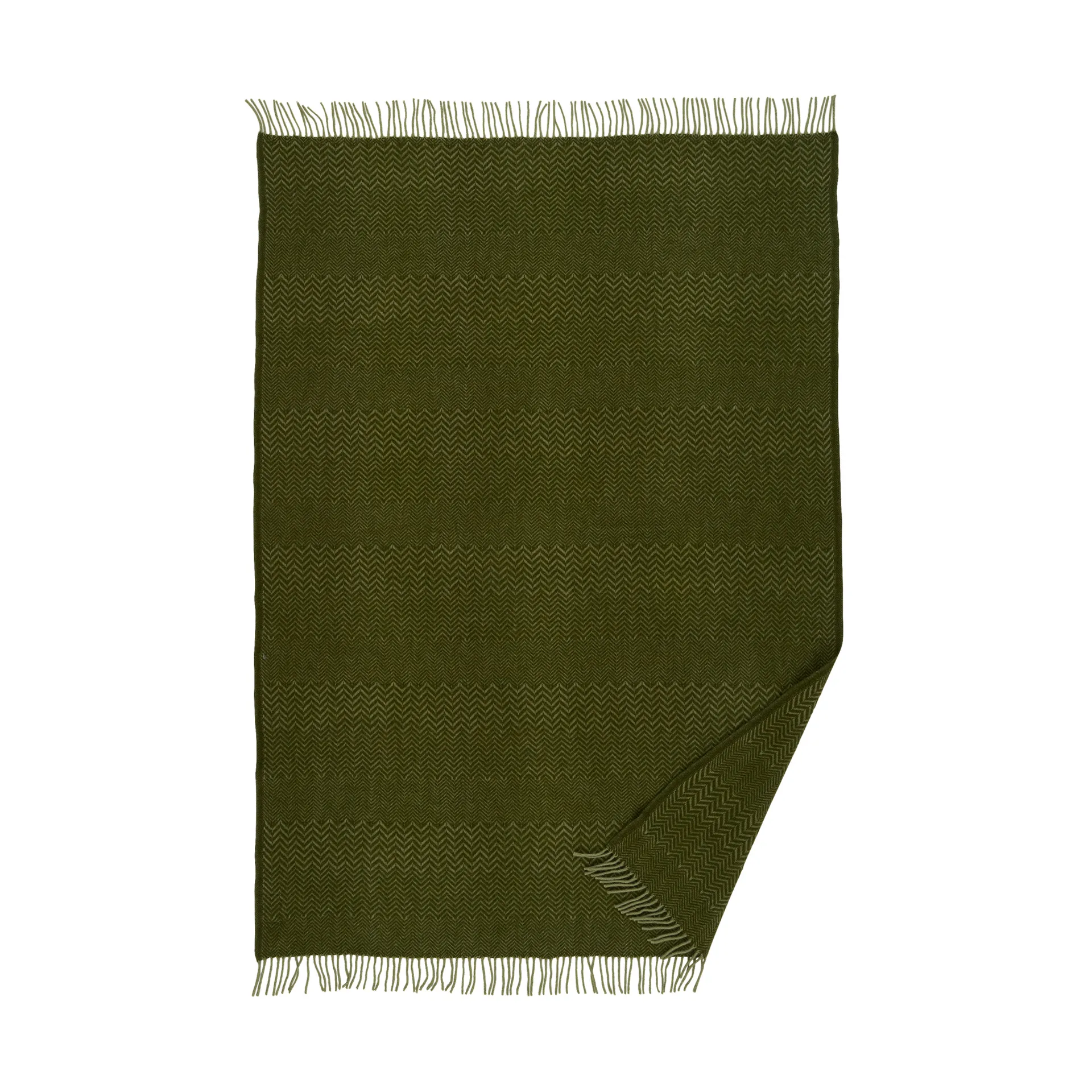 Plaid in lana Zigzag 130x200 cm, Basilico Klippan Yllefabrik