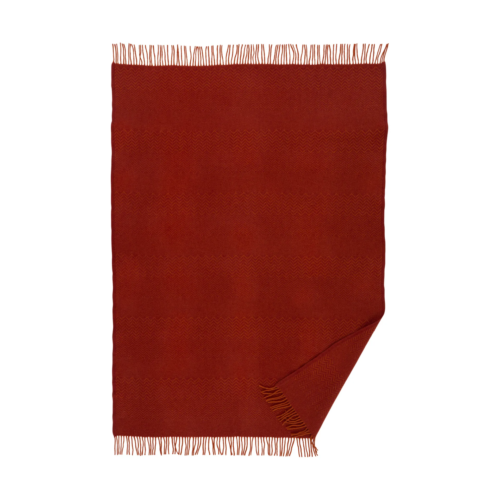 Plaid in lana Zigzag 130x200 cm, Rubino Klippan Yllefabrik