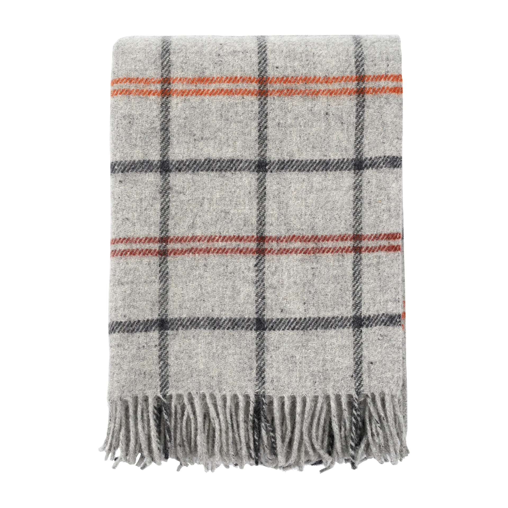 Plaid Tartan 130x200 cm, Grigio chiaro Klippan Yllefabrik