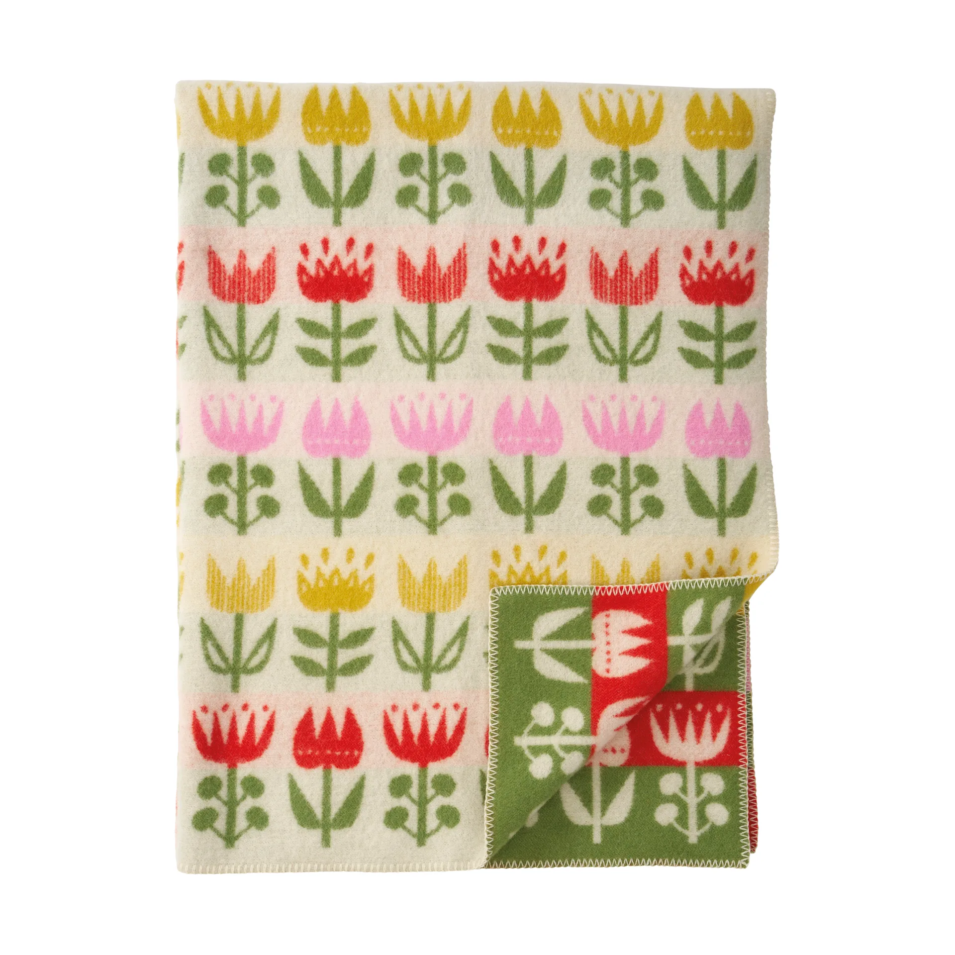 Plaid Tulip 130x180 cm, Multi Klippan Yllefabrik