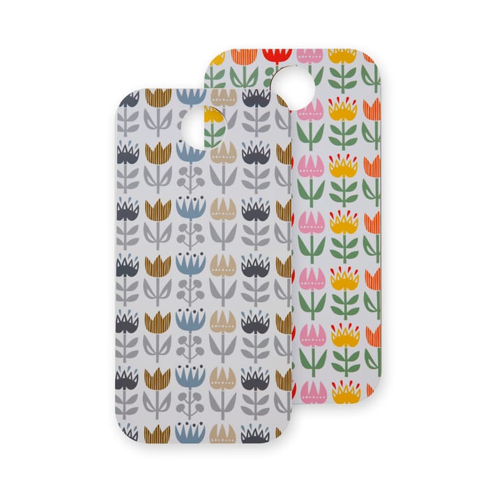 Tagliere Tulip 20x40 cm, Grigio-multicolore Klippan Yllefabrik