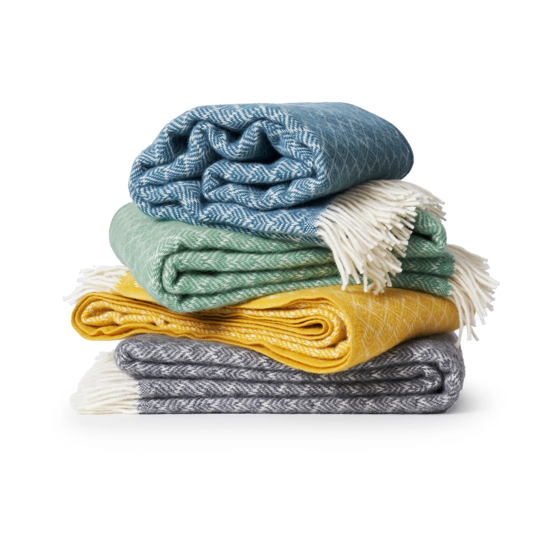 Tappeto in lana Pampas, 130x200 cm, Giallo Klippan Yllefabrik