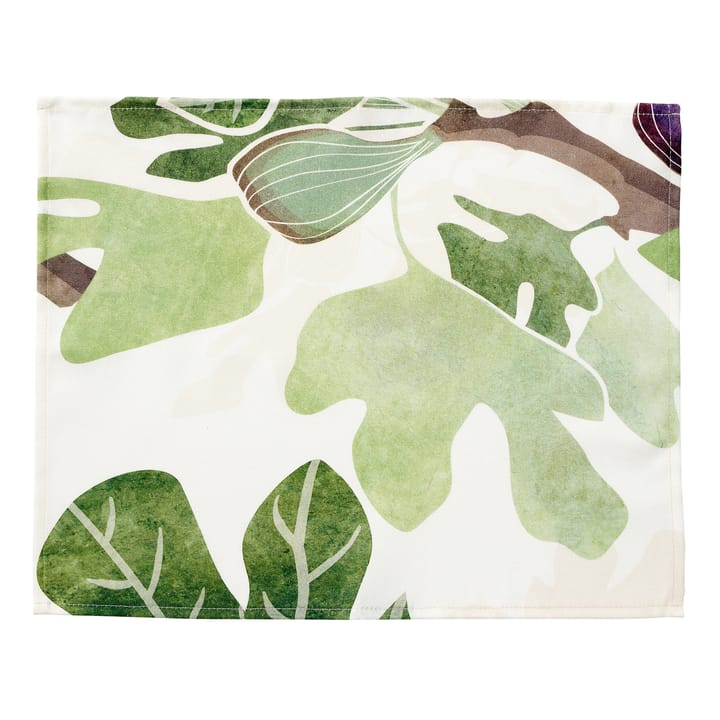 Tovaglietta Figs  - Verde-bianco  - Klippan Yllefabrik