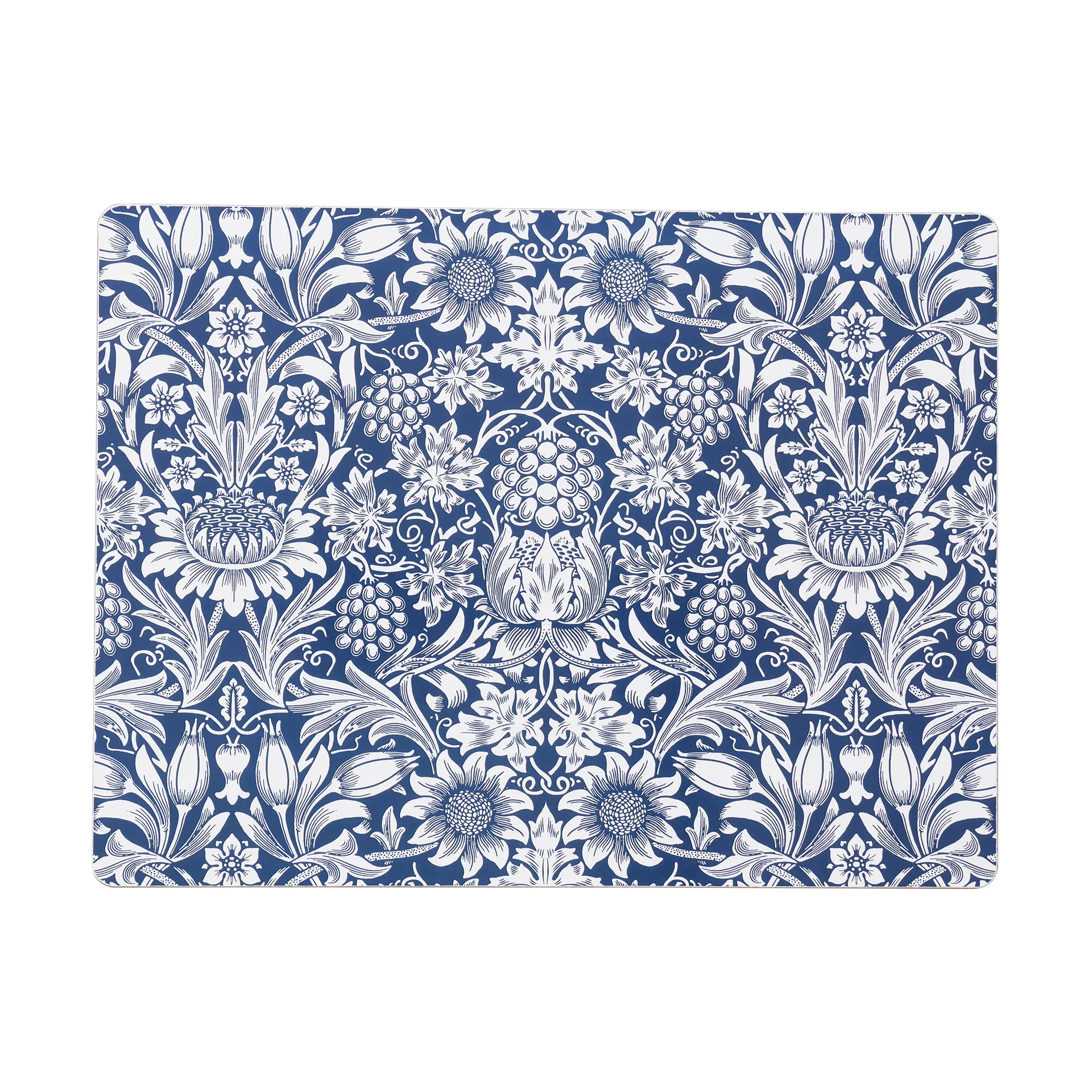 Tovaglietta Flower 30x40 cm, Denim scuro Klippan Yllefabrik