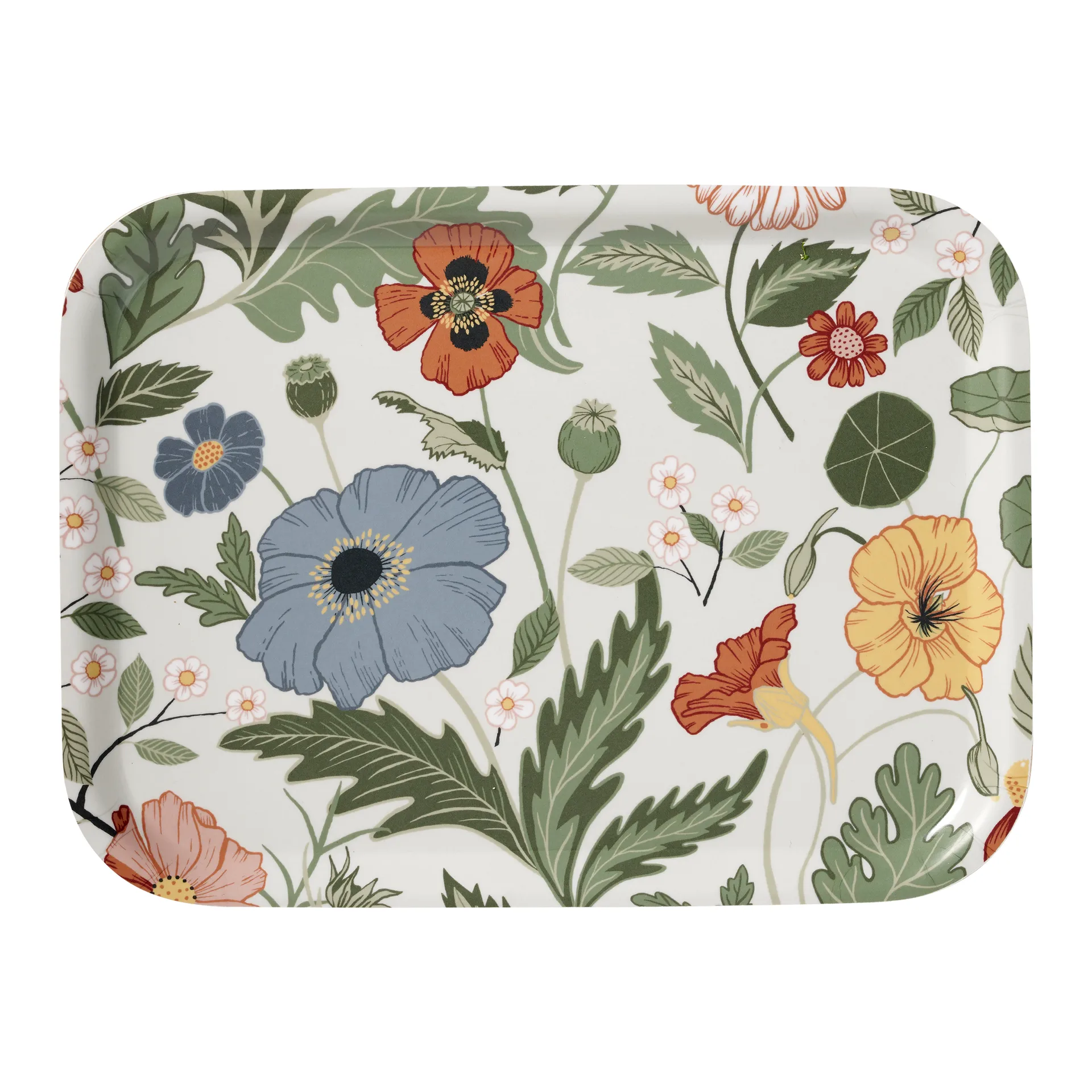 Vassoio Bloom 20x27 cm, Crème Klippan Yllefabrik