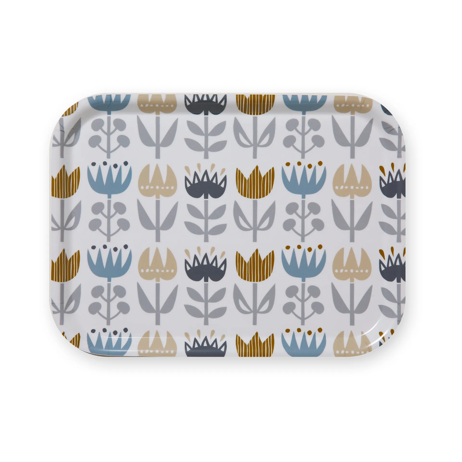 Vassoio piccolo Tulip 20x27 cm, Grigio Klippan Yllefabrik