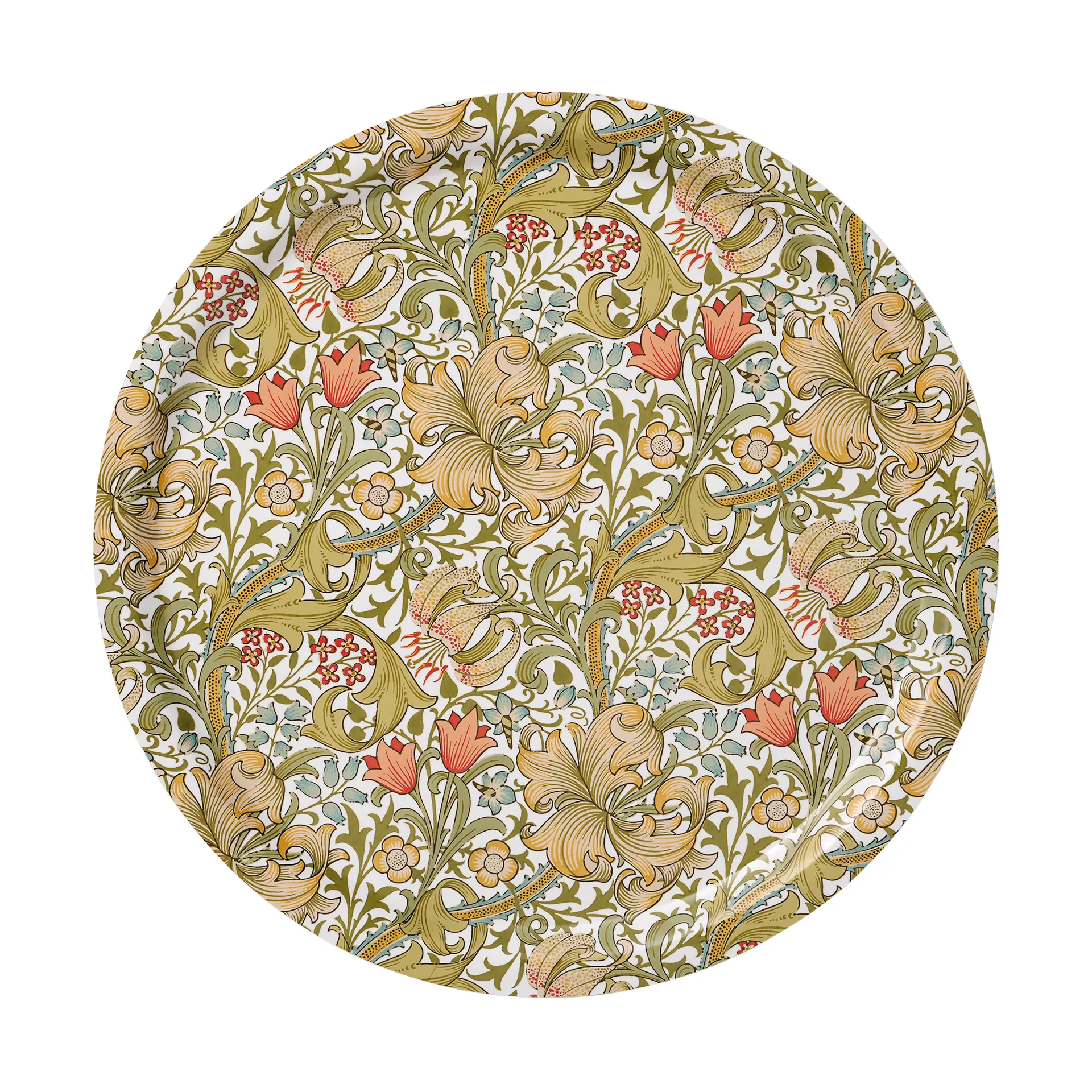 Vassoio rotondo Golden Lily Ø49 cm, Multi Klippan Yllefabrik