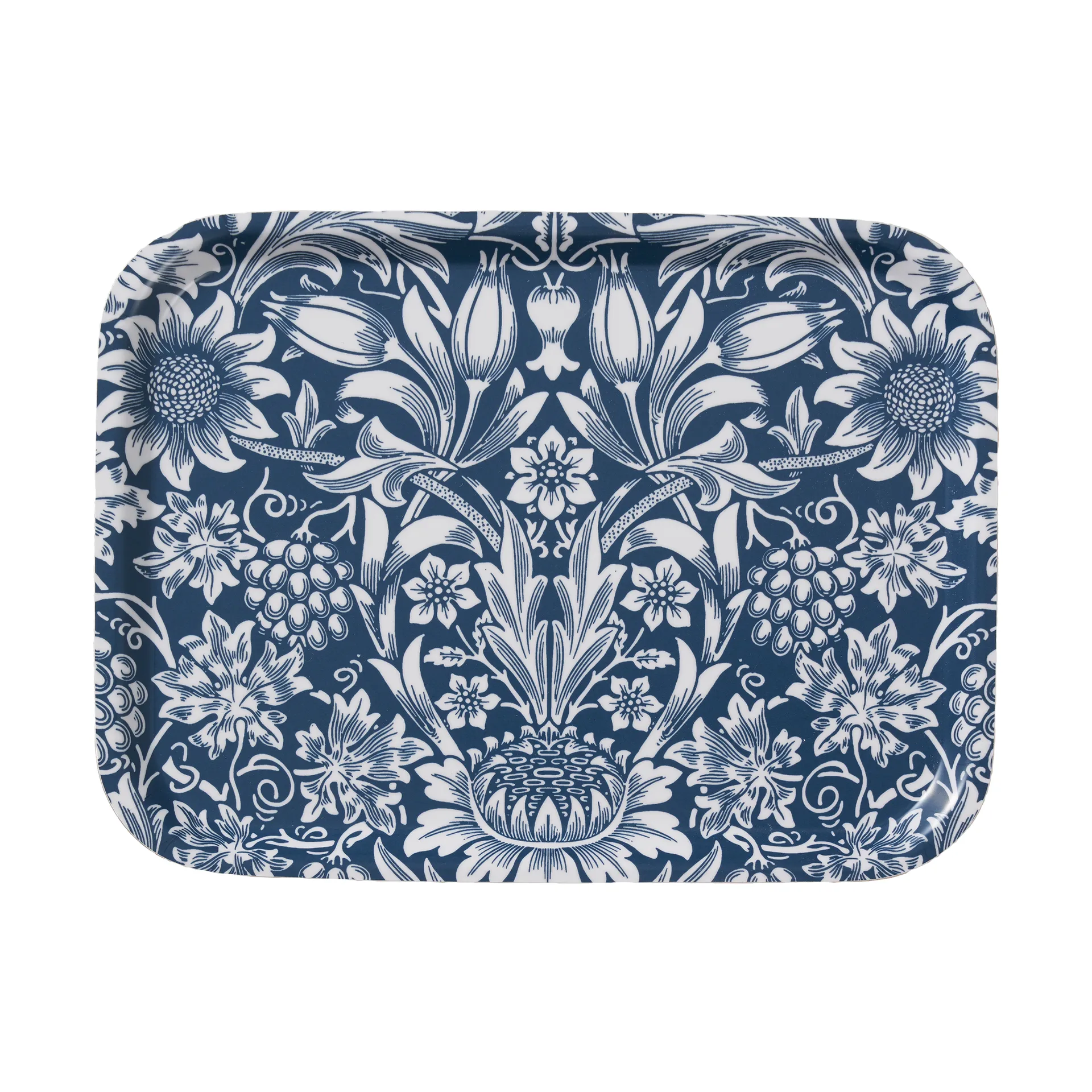 Vassoio Sunflower, 20x27 cm, Denim scuro Klippan Yllefabrik