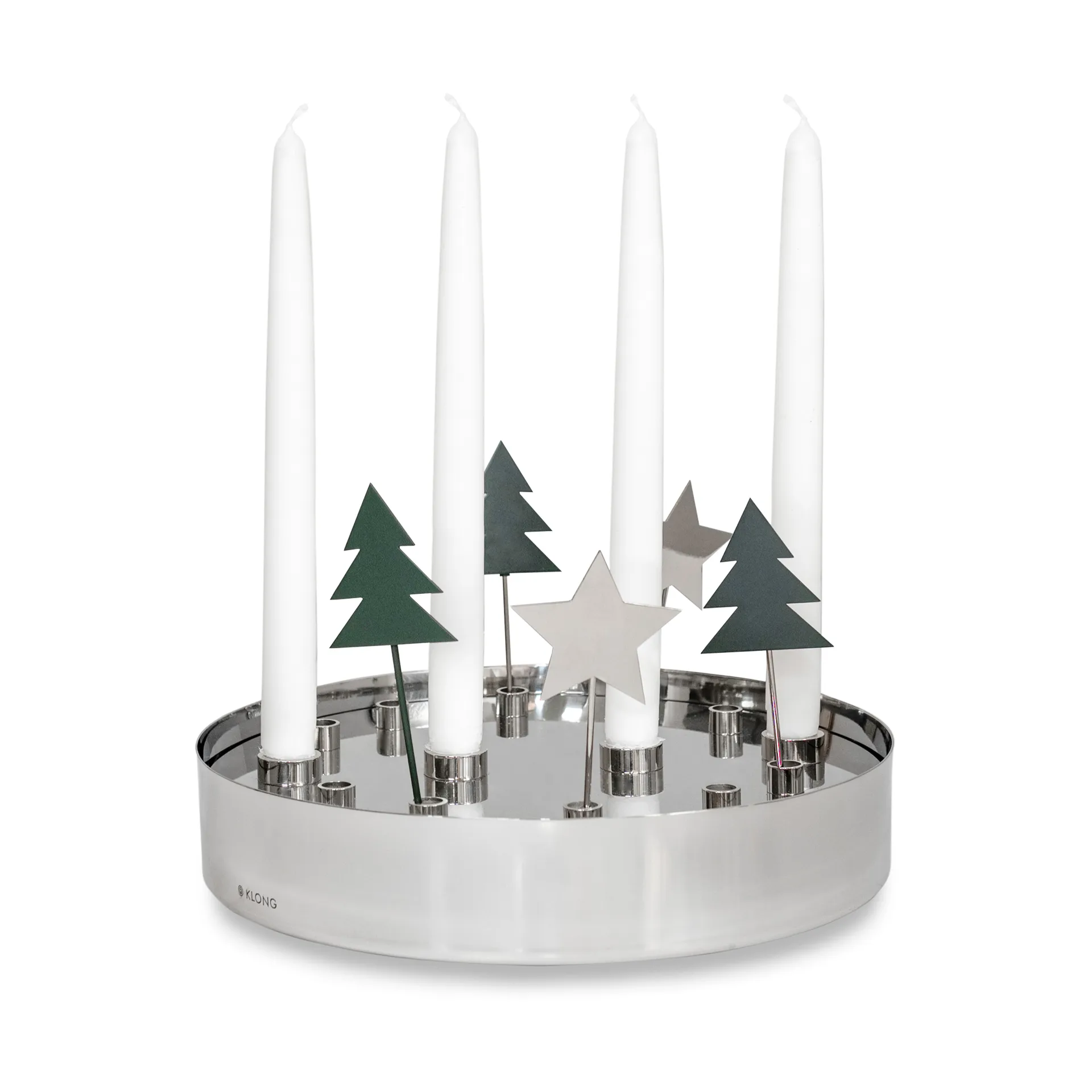 Candelabro dell'Avvento Jubel, Argento KLONG