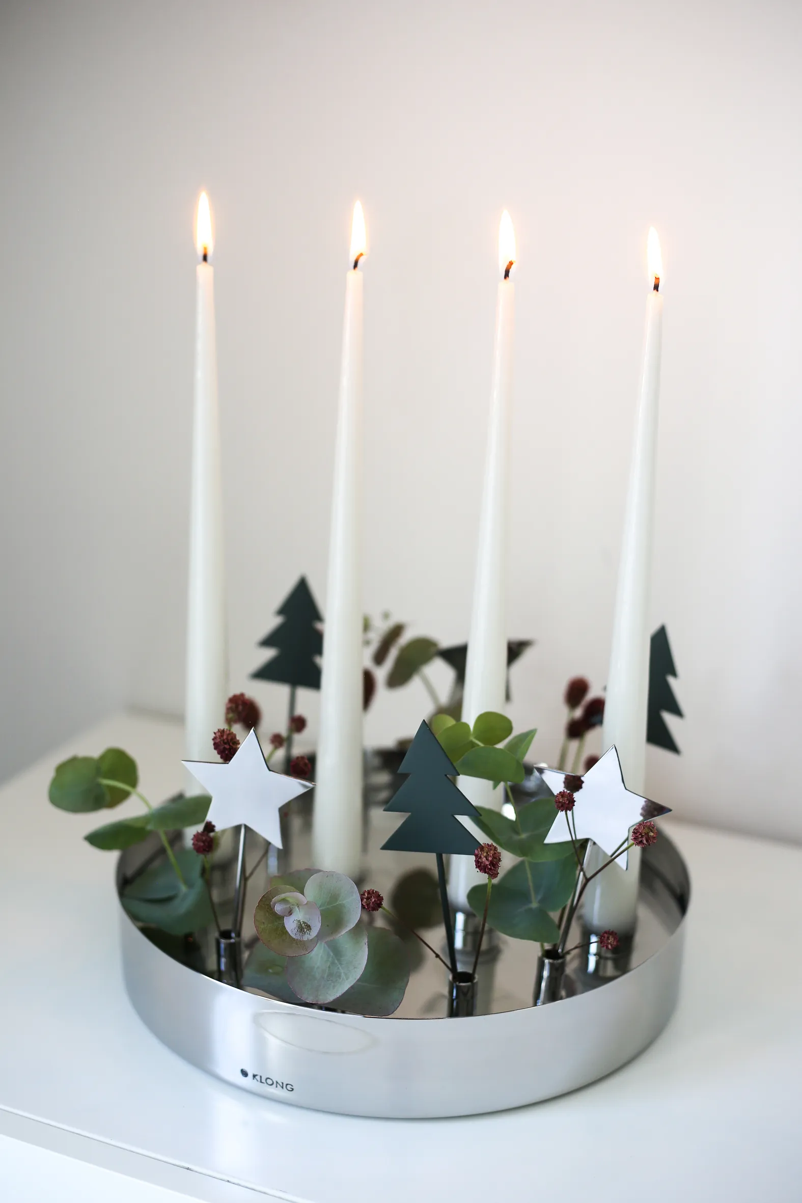 Candelabro dell'Avvento Jubel, Argento KLONG