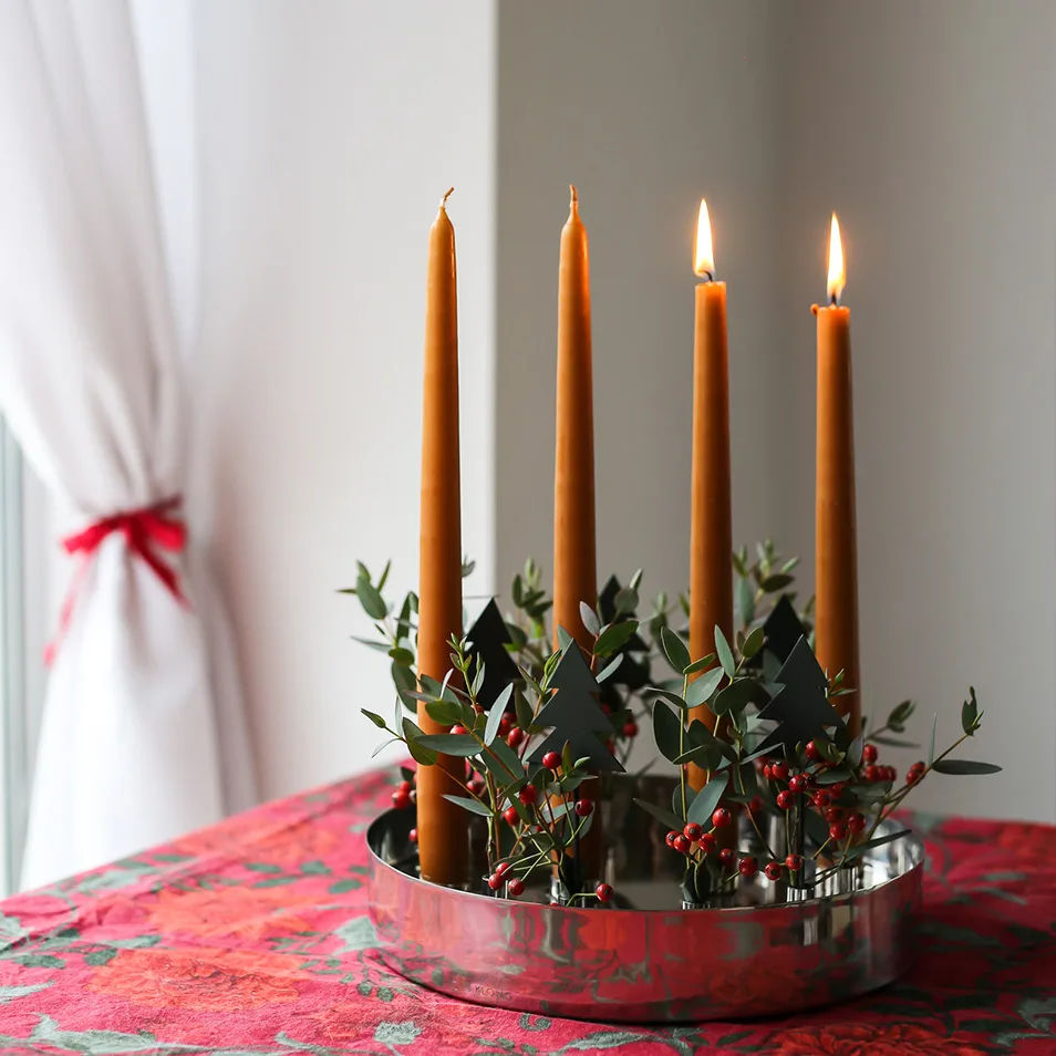 Candelabro dell'Avvento Jubel, Argento KLONG