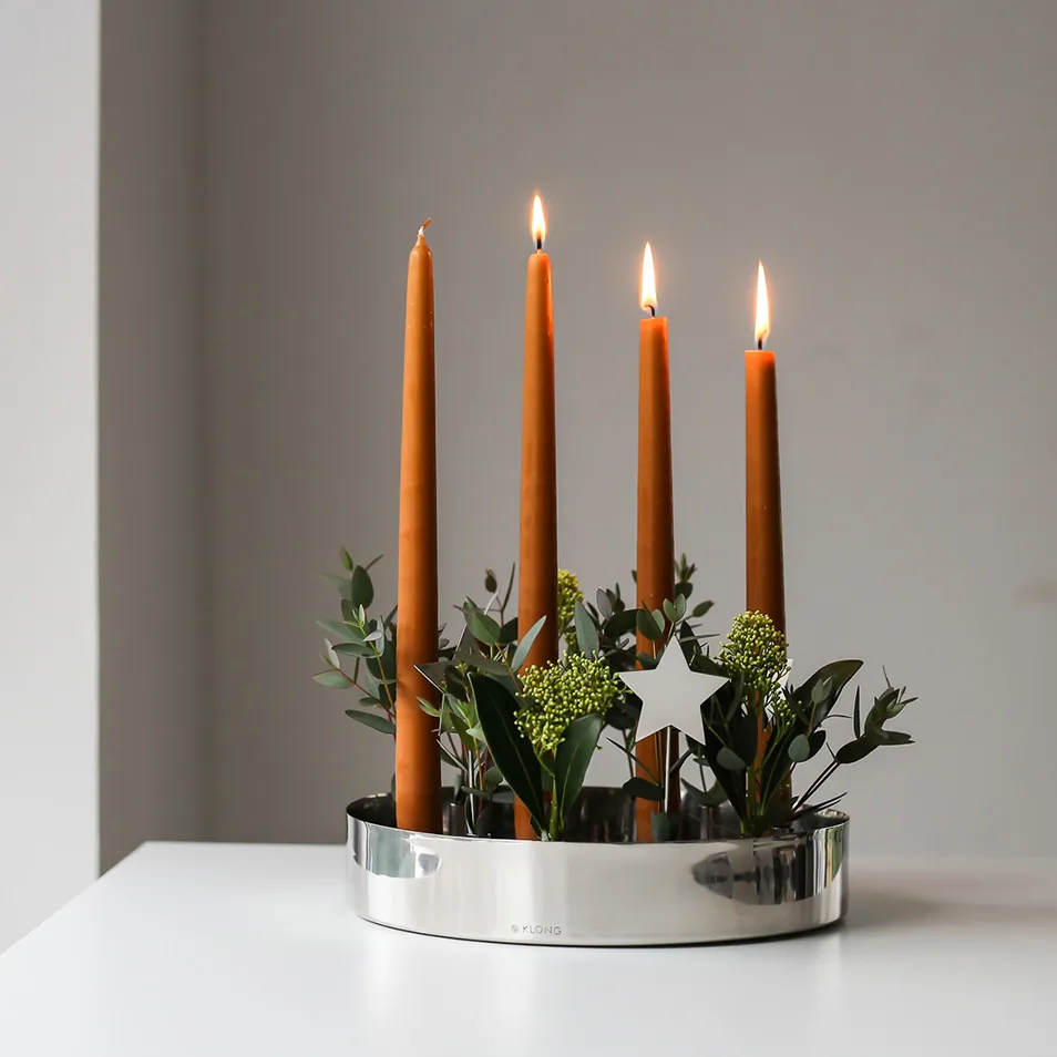 Candelabro dell'Avvento Jubel, Argento KLONG