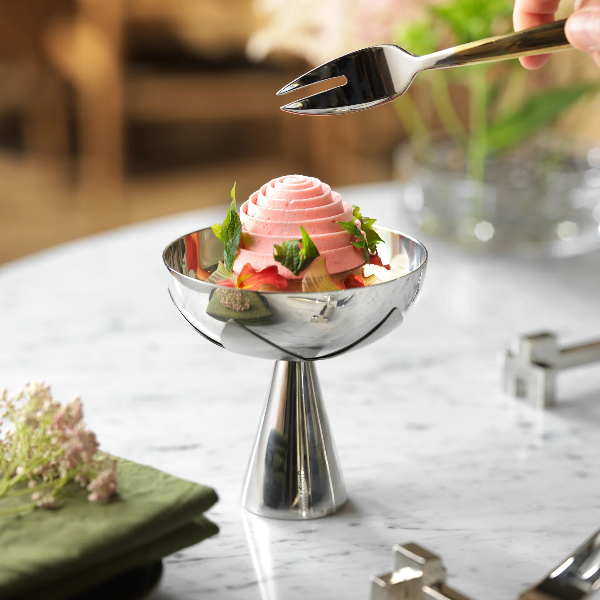 Ciotola da portata Blad Ø11 cm, Acciaio inossidabile KLONG